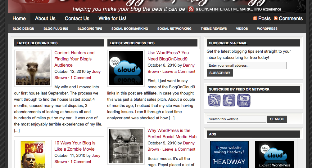 For Bloggers, By Bloggers