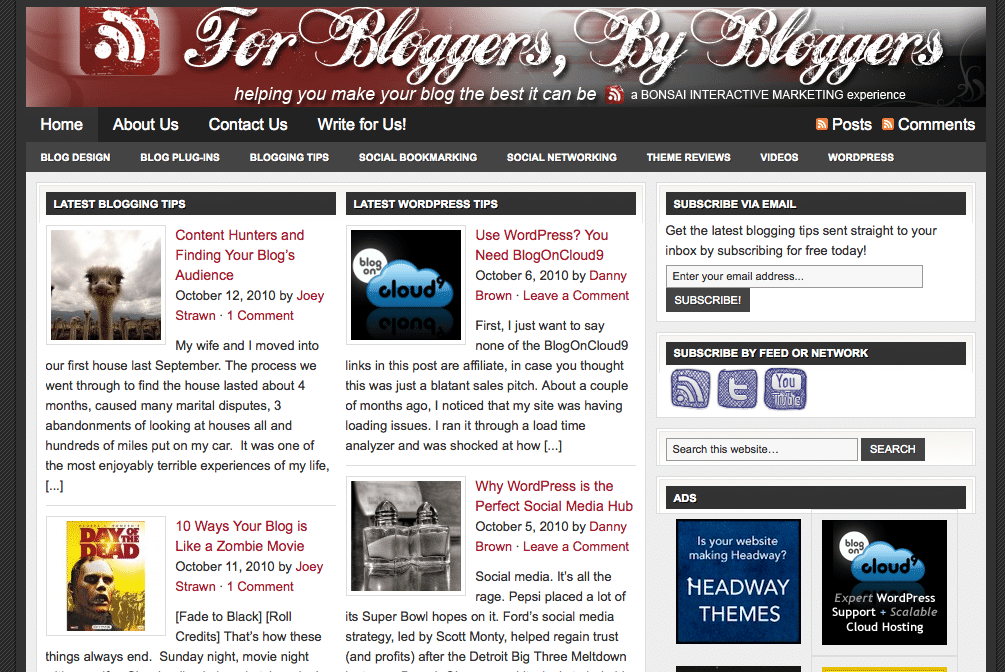 For Bloggers, By Bloggers