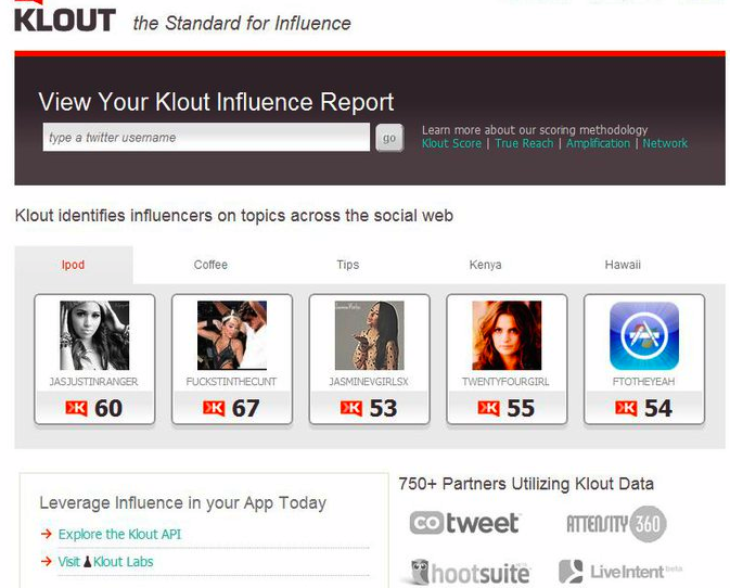 Klout and Influence