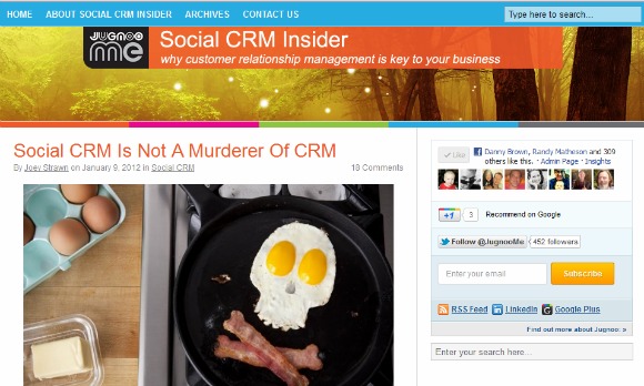 Social CRM Insider blog